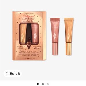 Charlotte Tilbury Hollywood Glow Kit - Pink and Gold Shades